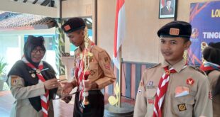 Demian Rizky Aditya Harumkan Kwarran Sumbang, Juara 1 Lomba Pramuka Garuda Berprestasi Kwarcab Banyumas
