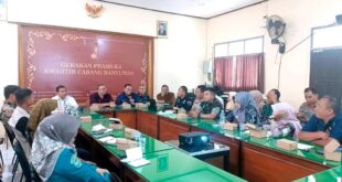 Utusan Kwarran Sumbang Ikut Matangkan Persiapan Jambore Cabang dan Upacara Hari Pramuka 2025